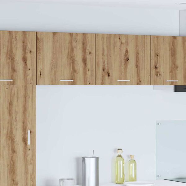 vidaXL Szafka wisząca 2 pcs Dąb rzemieślniczy i biały 50 x 31 x 40 cm