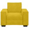 vidaXL Sofa Fotel Ż&oacute;łty 100x78x84 cm Aksamit