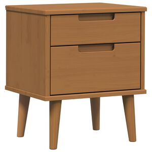 vidaXL Szafka Nocna MOLDE Karmel 40 x 35 x 48 cm Lite drewno sosnowe
