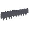 vidaXL Krawężnik do trawnika 30 szt. 103 x 25 cm Stal antracytowy