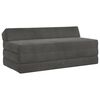 vidaXL Składana Sofa Ł&oacute;żko ciemnoszary 120 x 60 x 49 cm tkanina