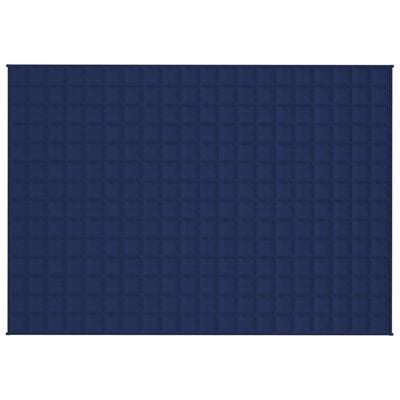 vidaXL Koc obciążeniowy, niebieski, 135x200 cm, 10 kg, tkanina