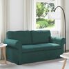 vidaXL Sofa Ciemna zieleń 175 x 82 x 80 cm tkanina
