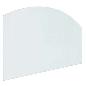 vidaXL Szklana płyta kominkowa przezroczysty 100 x 60 cm Szkło