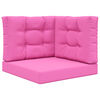 vidaXL Poduszka do sofy na zewnątrz 3 pcs R&oacute;żowy Poliester