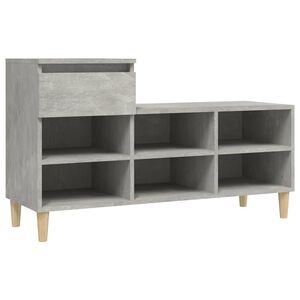 vidaXL Szafka na buty, szarość betonu, 102x36x60 cm