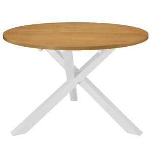 vidaXL St&oacute;ł jadalniany, biały, 120x75 cm, MDF