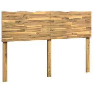 vidaXL Zagł&oacute;wek z naturalnym brzegiem ROSTOCK Biały 160 cm
