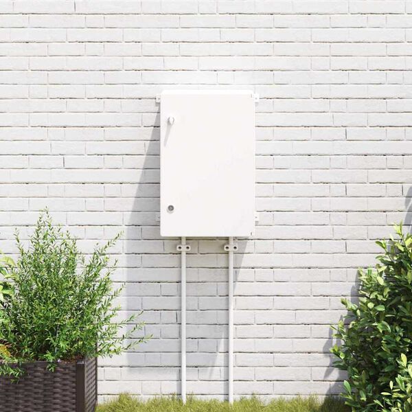 vidaXL Szafka kontrolna Szary 40 x 20 x 60 cm Plastik ABS