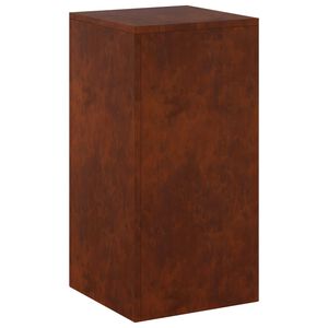 vidaXL Stojak na rośliny Rdzawy 30 x 30 x 60 cm Stal kortenowska
