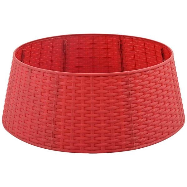 vidaXL Sp&oacute;dnicachoinkowa Czerwony &Oslash; 65 x 24 cm Z tworzywa sztucznego