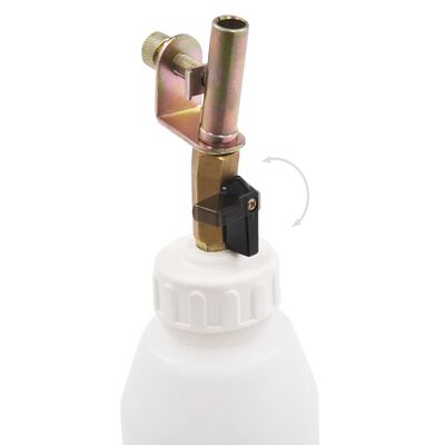 vidaXL Pompka do odpowietrzenia hamulców z butelką do napełniania 3,5L