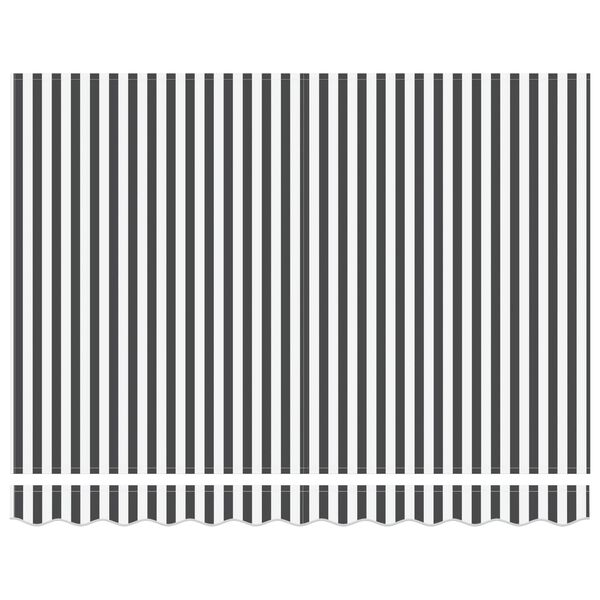 vidaXL Markiza zwijana Antracytowy i biały 350 x 250 cm