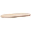 vidaXL Blat stołu 70x35x2,5 cm Drewno lite sosnowe owalne