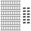 vidaXL Str&oacute;ż śniegu na dachu Antracyt 600 x 2,5 x 20 cm Stal