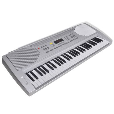 Keyboard elektroniczny z regulowanym statywem, 61 klawiszy