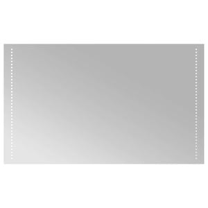 vidaXL Lustro łazienkowe LED przezroczysty 100 x 60 cm szkło hartowane