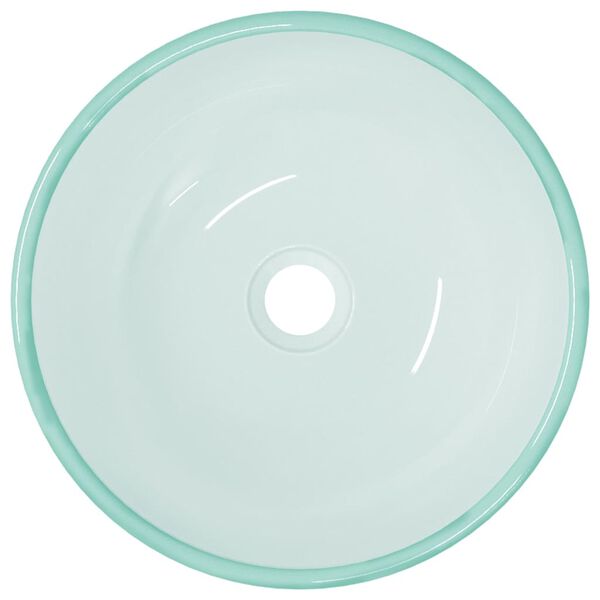 vidaXL Umywalka z matowego szkła hartowanego, 35x12 cm