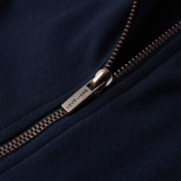 Bluza dziecięca z zapięciem na suwak, granatowa, 92