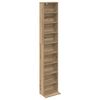 vidaXL Kabinet na płyty CD Dąb artisan 33 x 23,5 x 175 cm