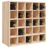 vidaXL Szafka na wino 56x25x56 cm, lite drewno sosnowe
