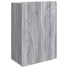 vidaXL Szafka ścienna Szary Sonoma 66 x 34,5 x 92 cm
