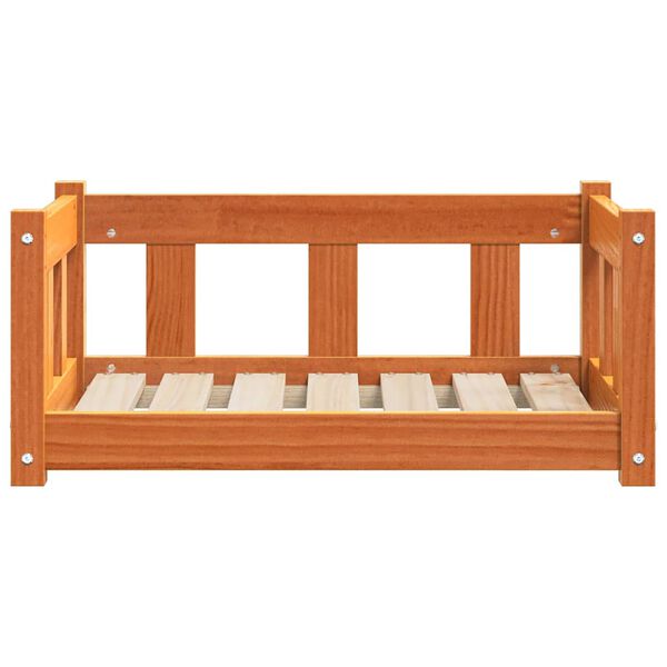 vidaXL Legowisko dla psa Woskowy Brąz 65,5 x 50 x 28 cm