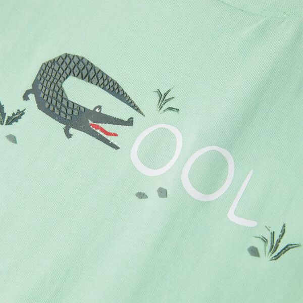 Koszulka dziecięca z kr&oacute;tkimi rękawami, jasnozielona, 140