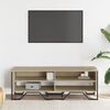 vidaXL Szafka pod TV, dąb sonoma, 122x34x41 cm materiał drewnopochodny