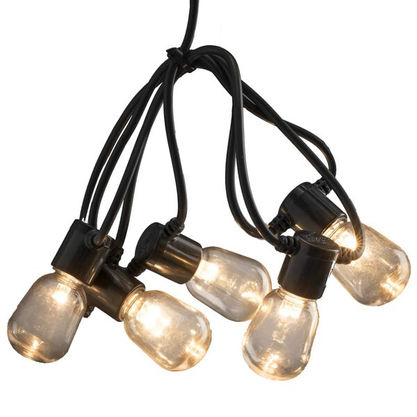 KONSTSMIDE Oświetlenie imprezowe z 20 owalnymi lampkami, bardzo ciepłe