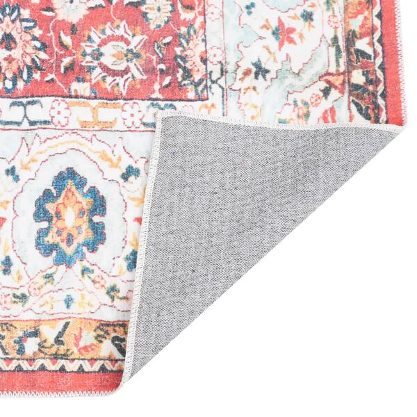 vidaXL Dywan z nadrukiem i możliwością prania, kolorowy, 140x200 cm