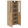 vidaXL Highboard Dąb rzemieślniczy 69,5 x 34 x 90 cm