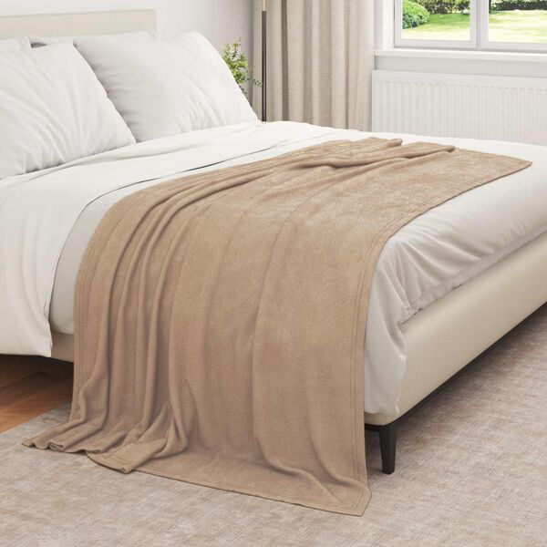 vidaXL Koc Camel 210 x 140 cm Polar