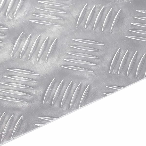 vidaXL Stopień Prostokątny 2 pcs Srebrny 40 x 30 cm Aluminium