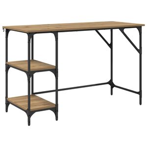 vidaXL Biurko Dąb rzemieślniczy 120 x 50 x 75 cm Drewno inżynieryjne