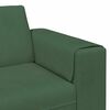 vidaXL Sofa Ciemna zieleń 250 x 77 x 76 cm Tkanina sztruksowa