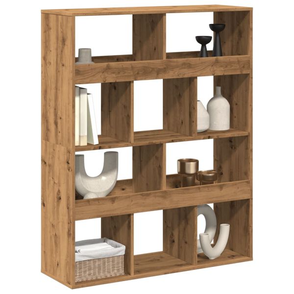 vidaXL Regał/przegroda, dąb artisian, 100x33x125,5 cm