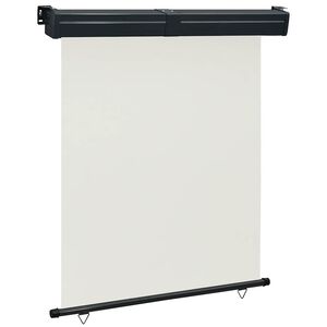 vidaXL Markiza boczna na balkon, 145x250 cm, kremowa