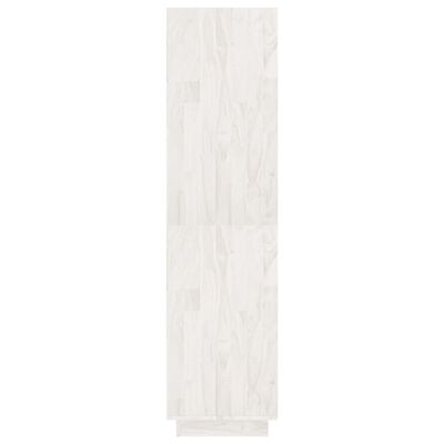 vidaXL Regał na książki/przegroda, biały, 80x35x135 cm, drewno sosnowe