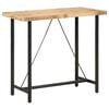 vidaXL Stolik barowy, 120x58x107 cm, surowe drewno mango