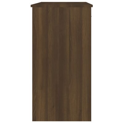 vidaXL Biurko, brązowy dąb, 80x40x75 cm, materiał drewnopochodny