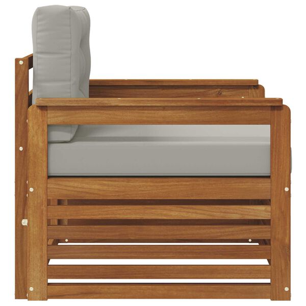 vidaXL Zestaw sof na zewnątrz Lite drewno akacjowe i poliester