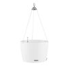 LECHUZA Doniczka wisząca NIDO Cottage 25 ALL-IN-ONE, biała