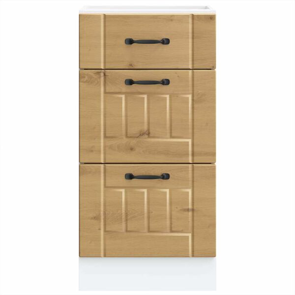 vidaXL Szafka kuchenna dolna &bdquo;Lucca&rdquo; Dąb rzemieślniczy Drewno klejone