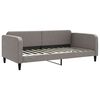 vidaXL Sofa rozsuwana z szufladami, taupe, 100x200 cm, tkanina