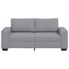 vidaXL Sofa 2-osobowa, jasnoszara, 180x77x82 cm, tapicerowana tkaniną