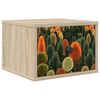 vidaXL Ścienny stolik nocny ZAANDAM dąb Sonoma 36 x 33 x 25 cm