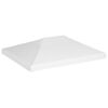 vidaXL Zadaszenie altany ogrodowej, 270 g/m&sup2;, 4x3 m, białe