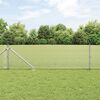 vidaXL Słupek ogrodzeniowy. Srebrny 25 x 0,6 m (siatka 12 x 12 mm)