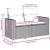 vidaXL Zestaw Sof na Ogr&oacute;d z poduszką 13 pcs Szary polirattan